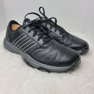 Adidas Bounce Adipower Black Leather Golf Shoe Bounce 791001 Men's Size 12